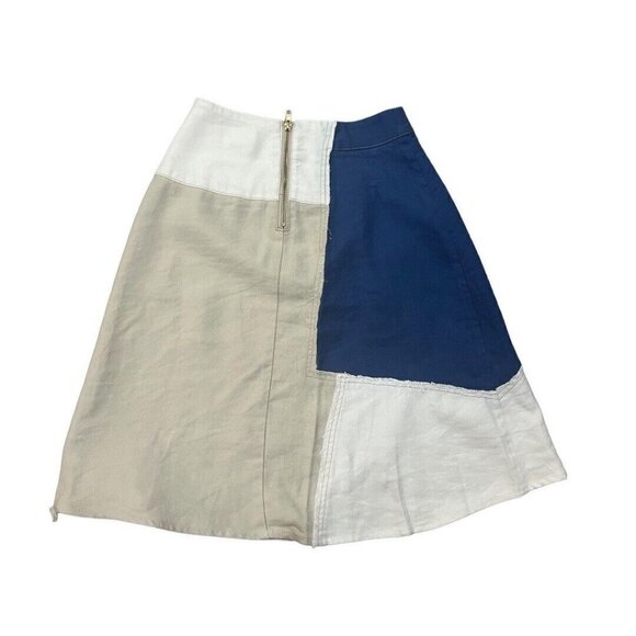 Holding Horses "Frida" Patchwork Skirt Size 2 Color Bock A Line - Picture 3 of 8